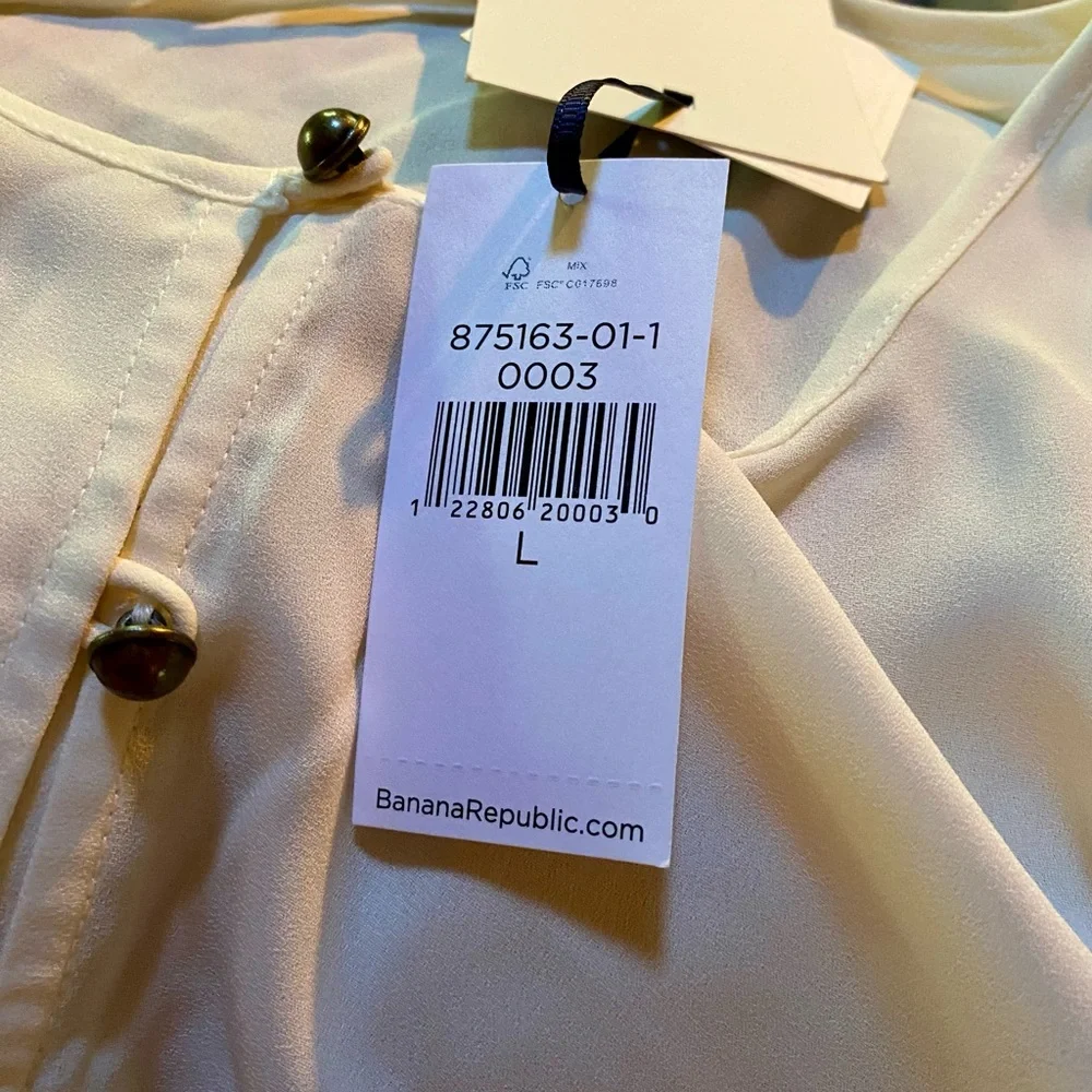 🔥Banana Republic x Olivia Palermo Poet Blouse🔥 NWT - Picture 9 of 13